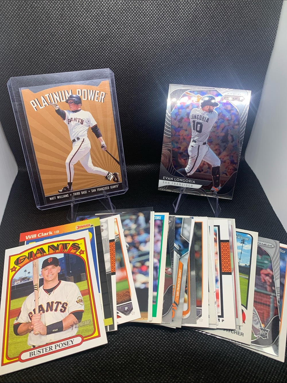 San Francisco Giants 20+ Card Lot Matt Williams Cain Buster Posey Will Clark